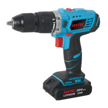 portable 20V cordless impact drill set with two battery
